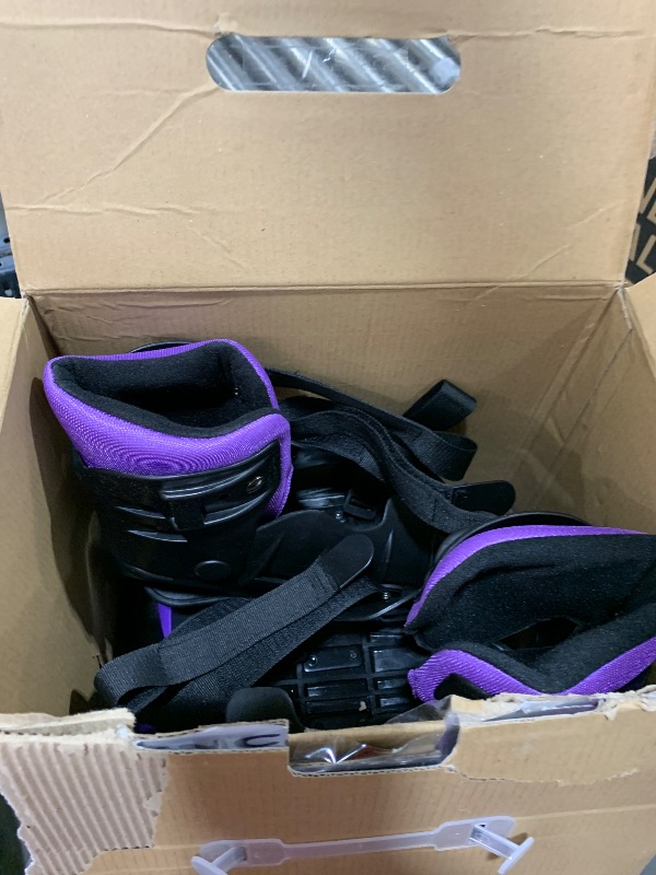 Photo 1 of New Bounce Jumping Shoes - Kangaroo Jumping Moon Shoe for Kids - Ages 8-12 - Size 1-6 (32-38 EU) Purple
