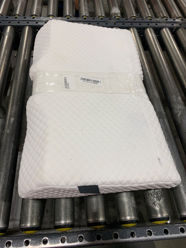 Photo 1 of EPABO Contour Memory Foam Pillow Orthopedic Sleeping Pillows, Ergonomic Cervical Pillow for Neck Pain - for Side Sleepers, Back and Stomach Sleepers, Free Pillowcase Included (Firm & Standard Size