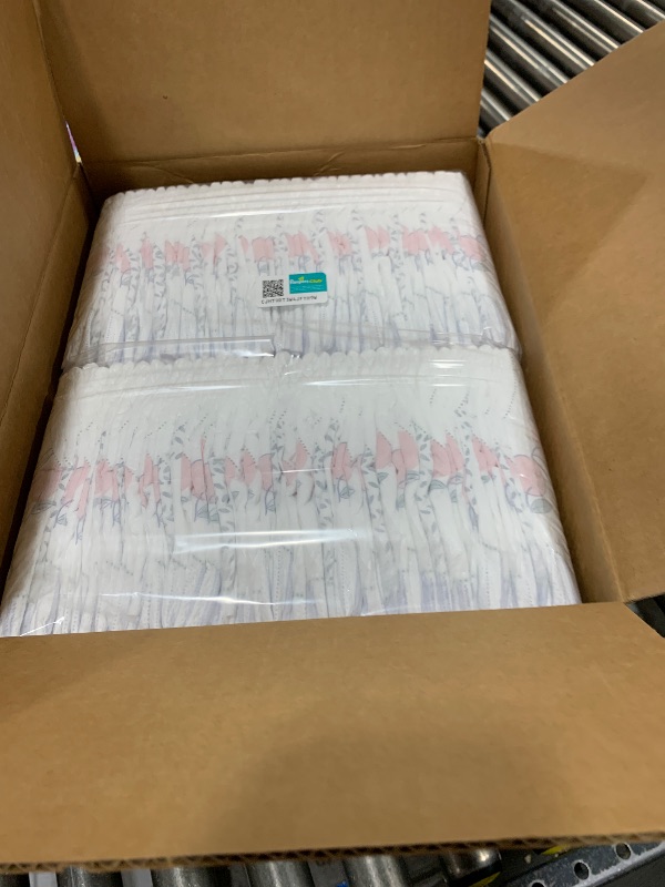 Photo 1 of Pampers Pure Protection Baby Diapers, Size 1 (8-14 lbs), 198 Count, Up to 100% Leakproof, Premium Plant-Based Skin Protection, Hypoallergenic Soft Diapers