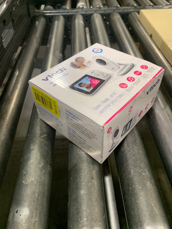Photo 1 of VTech VM819 Baby Monitor with Camera and Audio, 2.8” Screen Portable Baby Camera, Night Vision, 2-Way Audio, Temperature Sensor and Lullabies, Secure Transmission No WiFi, Ideal for Baby/Elderly/Pet