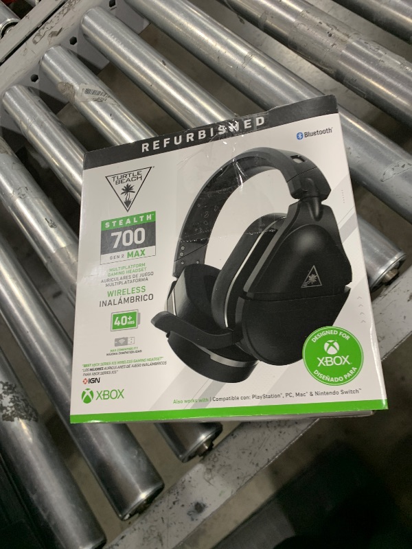 Photo 1 of Turtle Beach Stealth 700 Gen 2 MAX Multiplatform Amplified Wireless Gaming Headset - Xbox Series X|S, Xbox One, PS5, PS4, PC – Bluetooth, 40-Hr Battery, 50mm Speakers- Black (Renewed)