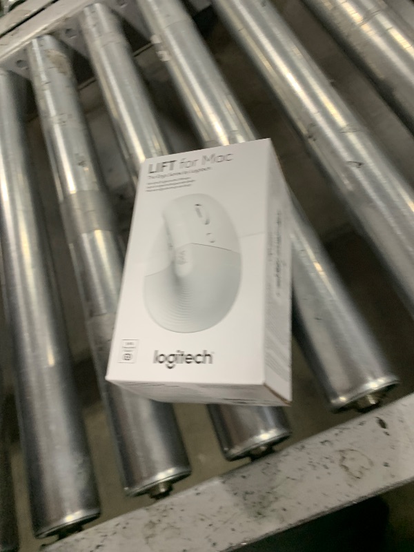 Photo 1 of Logitech Lift for Mac Wireless Vertical Ergonomic Mouse, Bluetooth, Quiet Clicks, Silent Smartwheel, 4 Customizable Buttons, for macOS/iPadOS/MacBook Pro/Macbook Air/iMac/iPad - Off White
