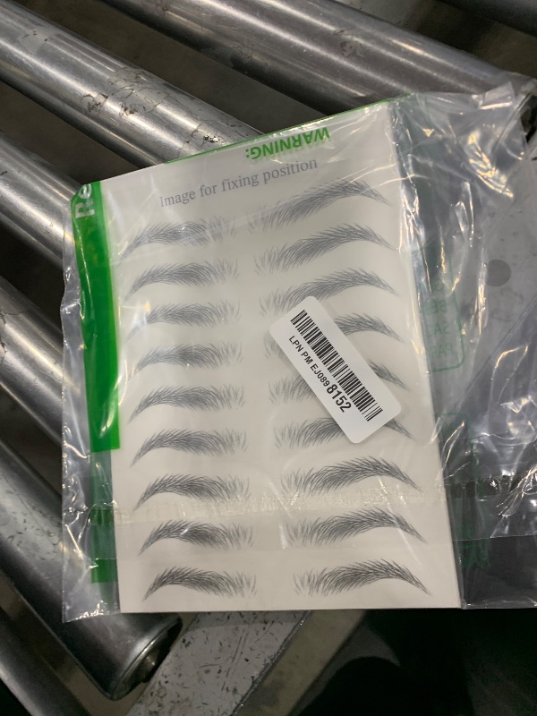 Photo 1 of Maitys 12 Sheets 108 Pairs 4D Hair Like Waterproof Eyebrow Tattoos Stickers Temporary Transfer Brows Decal Peel off Fake Eyebrow Sticker Instant Authentic Brow Decal for Women(Simple Style)