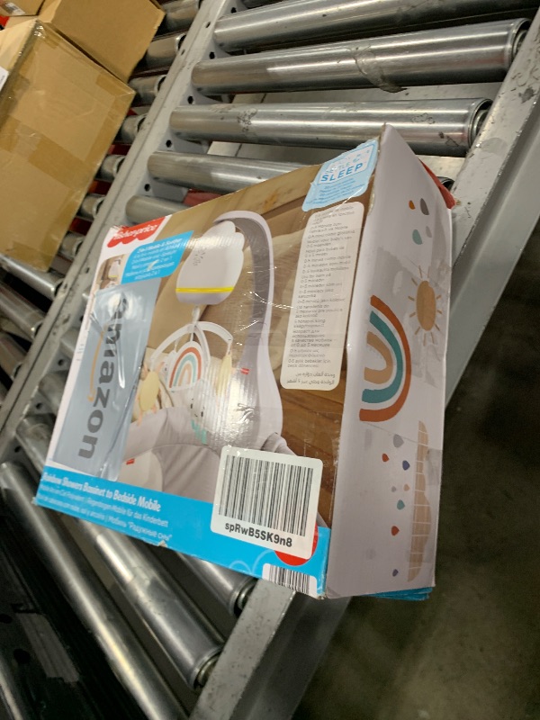 Photo 1 of Fisher-Price Baby Toy Rainbow Showers Bassinet Mobile to Bedside Sound Machine with Music & Night Light for Newborn to Toddler Ages 0+ Months