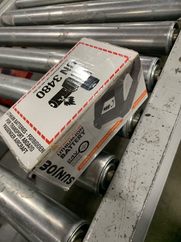 Photo 1 of Snow Joe Certified Authentic IONMAX 24-Volt Lithium-ION Battery, Universal for All Joe Brands (Sun Joe, Auto Joe, Power Joe) Devices, Battery Management System, OEM Product (2.0, Amps)