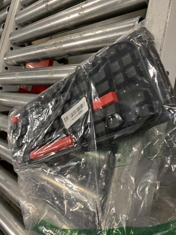 Photo 1 of Keychron C3 Pro QMK/VIA Custom Gaming Keyboard, Programmable 87 Keys Compact TKL Layout Gasket Mount, Red LED Backlight Wired Mechanical Keyboard with Red Switches for Mac/Windows/Linux