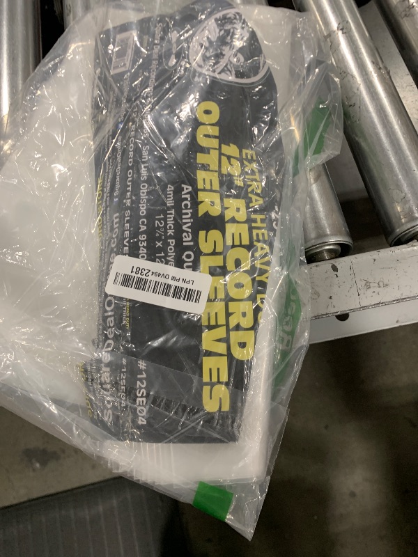 Photo 1 of (25 Pack) 12 inch Record Outer Sleeves - Archival Quality - Extra Heavy Duty 4 Mil Thick - Soft Virgin Polyethylene