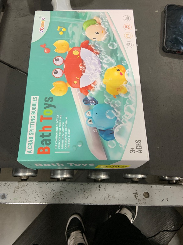 Photo 1 of Baby Bath Toys for Toddlers, Crab Bath Bubble Maker with 12 Songs, 3 Pack Wind-up Pool Toys for Kid, Bathtub Toys As Birthday Gift for Boys Girls