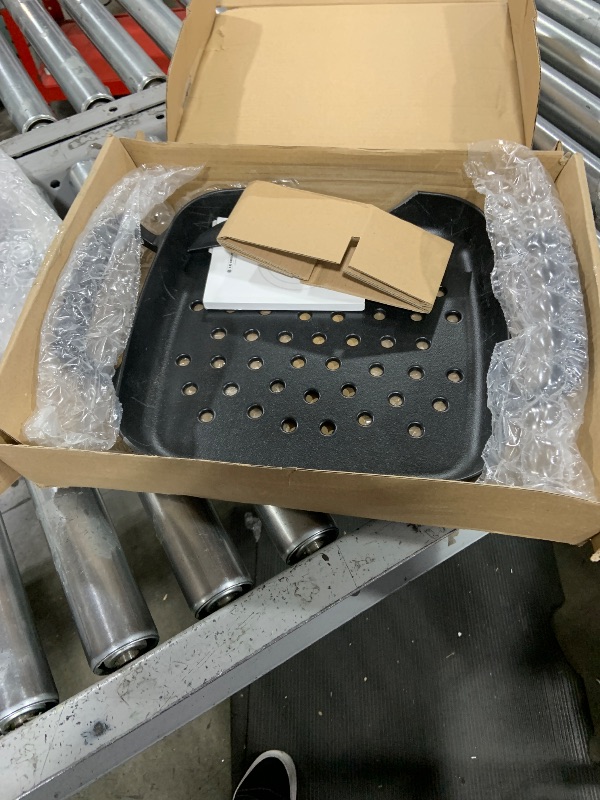 Photo 1 of Le Creuset Alpine Outdoor Collection Enameled Cast Iron Square Grill Basket, 12"
