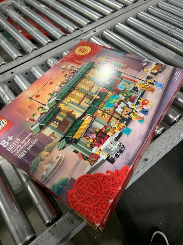 Photo 1 of LEGO Spring Festival Family Reunion Celebration Building Toy for Kids, Restaurant Playset with Toy Kitchen and 13 Minifigures for Pretend Play, Gift Set for Boys and Girls Ages 8 and Up, 80113
