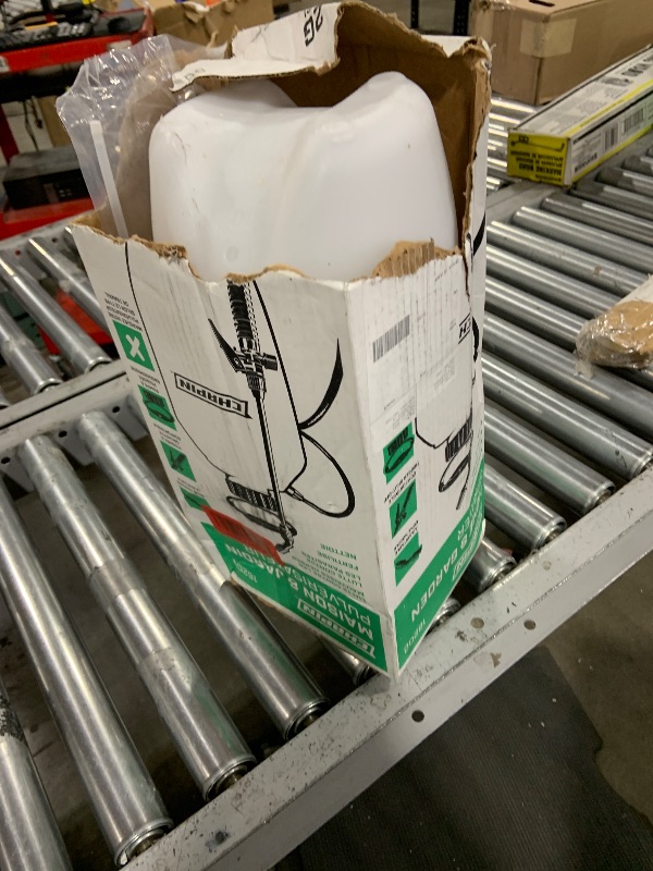 Photo 1 of Chapin 16200 2-Gallon Made in USA Garden Pump Sprayer with Ergonomic Handle, Trigger Shut Off, Adjustable Cone Nozzle and in-Tank Filter, for Spraying Weeds, Insects, Fertilizers, Translucent White