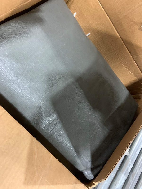 Photo 1 of Dulepax RV Awning Fabric Replacement(14'2" Fabric) Heavy Duty 16 oz Vinyl Fabric Awning for Camper, Universal Camper Awning Replacement for All Trailer Awning Brands Grey