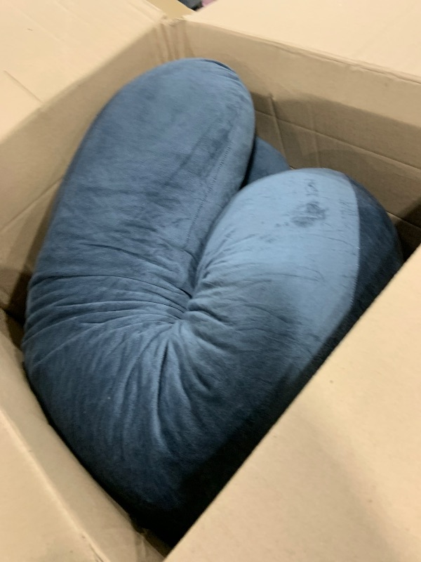 Photo 1 of ALLOPERA Pregnancy Pillow, Full Body 57 Inch Maternity Pillow with Removable Washable Cover - Sleep Support for Legs, Back, Neck, Shoulder, HIPS, Belly for Pregnent Women, Black Grey Velvet Cover