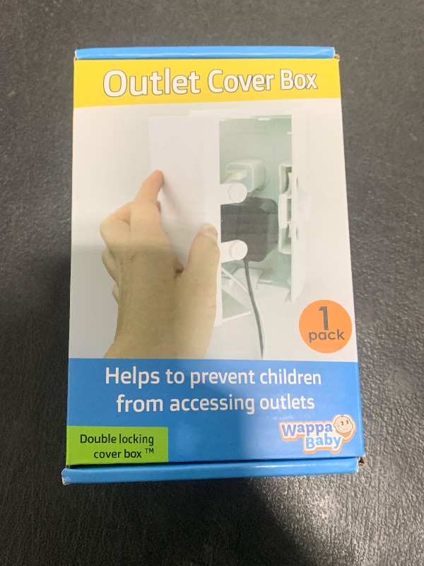 Photo 1 of Baby Safety Outlet Cover BOX [Patent Pending] Double Lock for Much Better Toddler Proofing, Easier Operation, Simple 3 Step Install with Included Screws. Provides Extra Space Inside for Plugs,Adapters