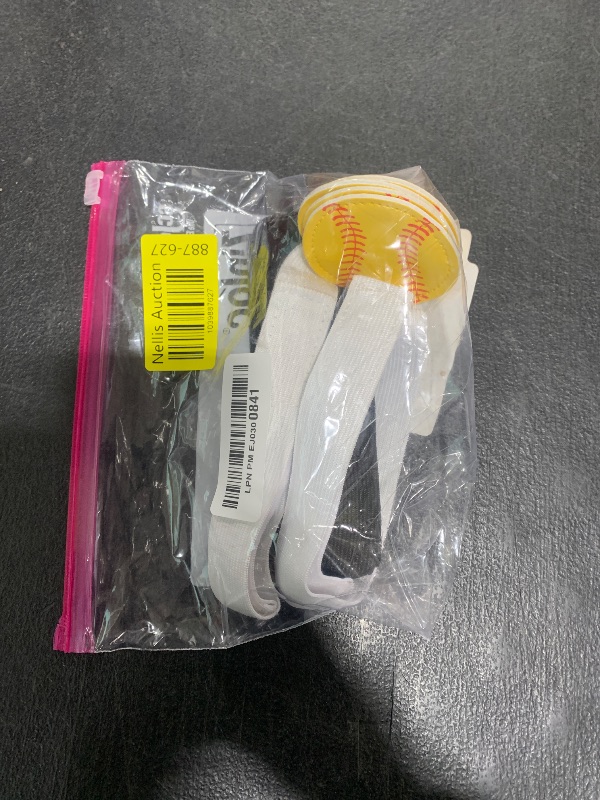 Photo 1 of Rotatingpals 4 Pcs Softball Pitching Training Aids Pitching Training Belt Circumference Pitching Bands Tools Training Equipment Pitching Leg Strap for Pitching Mechanics(Black?White)