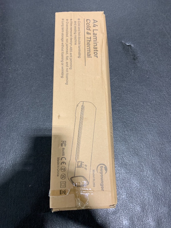 Photo 1 of Buyounger Laminator Machine with 10 Laminating Sheets, 9 Inch Laminator Hot & Cold for A4/A5/A6, Thermal Laminating Machine for Home School Office
