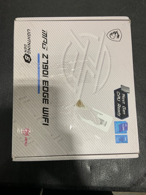 Photo 1 of MSI MPG Z790I Edge WiFi Gaming Motherboard (Supports 12th/13th/14th Gen Intel Processors, LGA 1700, DDR5, PCIe 5.0, M.2, 2.5Gbps LAN, USB 3.2 Gen2, Wi-Fi 6E, Bluetooth 5.3, Mini-ITX)