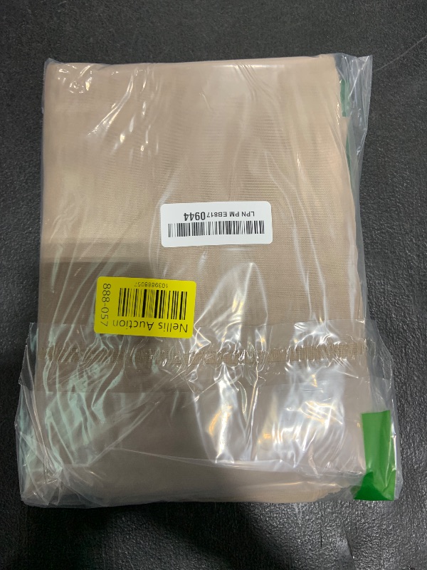Photo 1 of MIULEE 2 Panels Farmhouse Solid Color Beige Sheer Curtains Elegant Grommet Window Voile Panels/Drapes/Treatment for Bedroom Living Room (54X84 Inch)