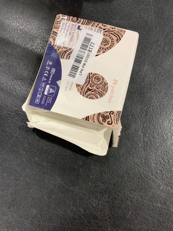Photo 1 of CureTape Patches - Sensor Fixing Plasters - Plasters for Freestyle Libre, Dexcom and Medtronic Guardian Sensors - Sensor Patch - Unique Variants (Tattoo)