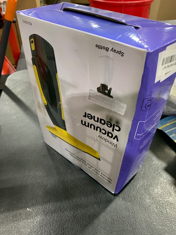 Photo 1 of Cordless Window Vacuum Squeegee, Window Vac with Detachable Water Tank and Strong Suction, Electric Window Cleaning Tool for Shower Wall, Mirror, Glass, Car Windshield, Countertop, Tile