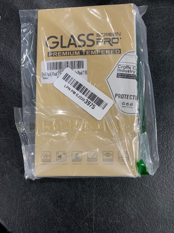 Photo 1 of [3+3 Pack] Pixel 7 Screen Protector + Camera Lens Protector, HD Tempered Glass Film, Fingerprint Unlock, Anti-Scratch, Easy Installation, Bubble Free, 9H Glass Screen Protector for Google Pixel 7 5G