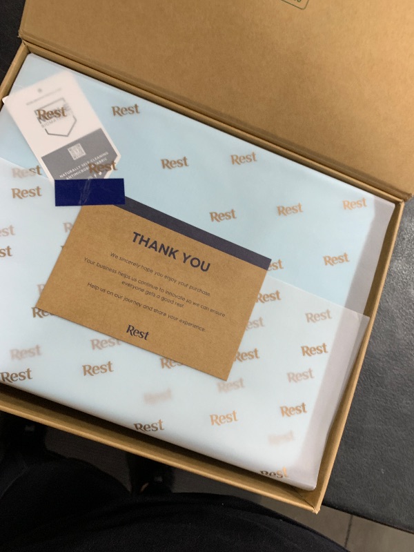Photo 1 of REST® Evercool®+ Fitted Sheet, Queen Size, Light Blue, 15" Deep (up to 18’’), Breathable Bedding for Hot Sleeper and Night Sweats, Bed Sheet with Ionic+ Self-Cleaning Silver Yarn for Sensitive Skin