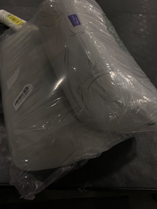 Photo 1 of C CUSHION LAB Deep Sleep Pillow, Patented Ergonomic Contour Design for Side & Back Sleepers, Orthopedic Cervical Shape Gently Cradles Head & Provides Neck Support & Shoulder Pain Relief - Calm Grey