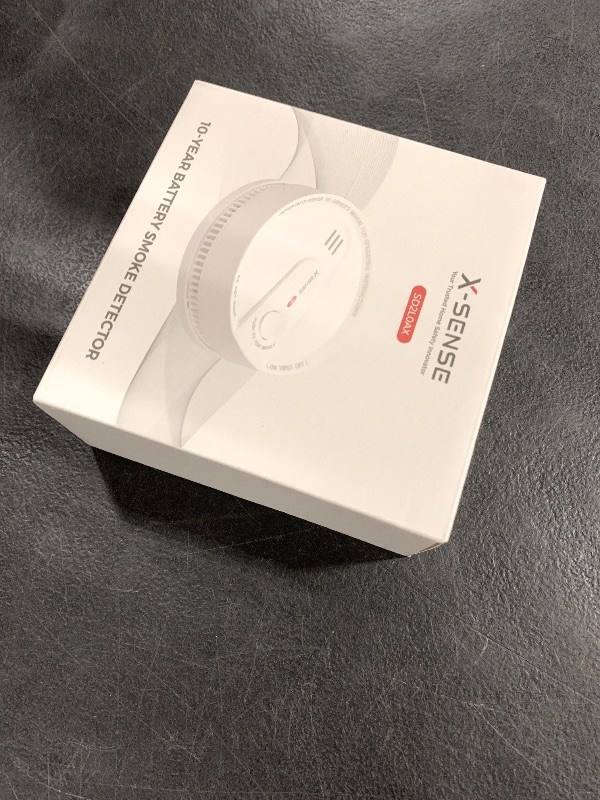 Photo 1 of X-Sense  Detector, 10-Year Battery Smoke Fire Alarm with Photoelectric Sensor, LED Indicator & Silence Button, 1-Pack