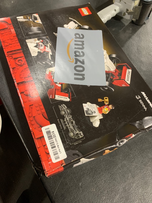 Photo 1 of LEGO Icons McLaren MP4/4 & Ayrton Senna Minifigure Model Car Kit - Buildable F1 McLaren Set for Adults, Ages 18+ - Gift for Graduation - 10330