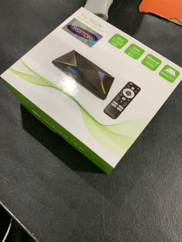 Photo 1 of EASYTONE Android TV Box 14.0 2025, 4GB RAM 32GB ROM Android 14 TV Box 4K 8K WIFI6 1000M Ethernet Smart TV Boxes HDR10 R69 Plus H728 Octa-core TV Boxes Support 3D 2.4G 5.8G Dual WiFi BT5.0 USB 3.0