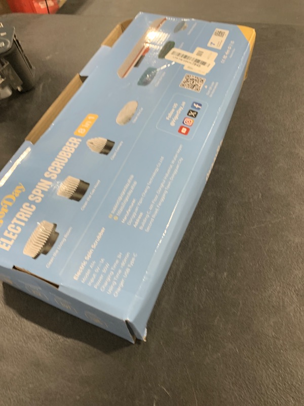 Photo 1 of Electric Spin Scrubber for Cleaning Bathroom: Cordless Cleaning Brush, Power Scrubber with 2 Speeds Shower Cleaner Brush Electric for Tub Tile Floor