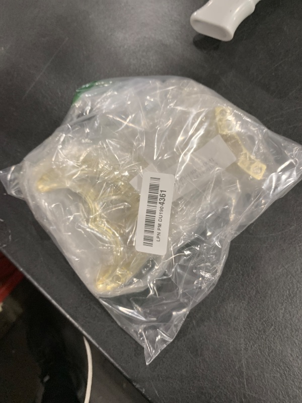 Photo 1 of PATIKIL Ceiling Fan Blades Arms Replacement, 5 Pcs 52" Fan Blade Replacement Parts Mounting Bracket Kit for Replacing the Worn Fan Blades, Gold