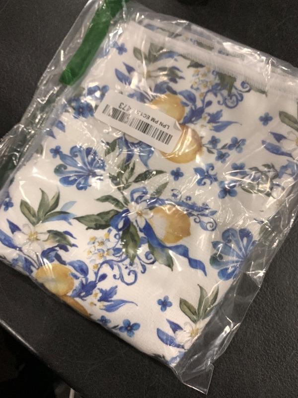 Photo 1 of Artoid Mode Lemon Flowers Floral Summer Kitchen Towels Dish Towels, 18x26 Inch Seasonal Decoration Hand Towels Set of 2