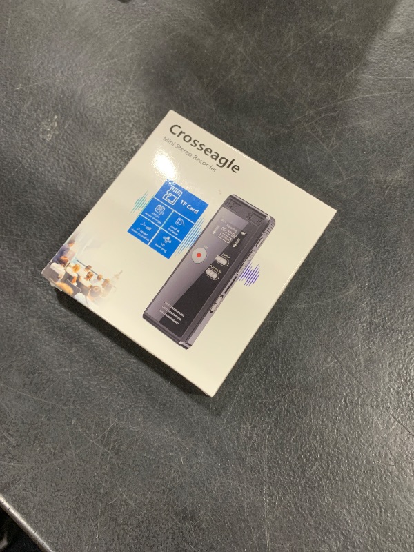 Photo 1 of 64GB Digital Voice Activated Recorder with Playback - 4552 Hours Audio Recording Device, 3072Kpbs HD Dual MIC Tape Recorder Device for Lecture A-B Repeat, MP3 Player,?64GB TF Card Included?