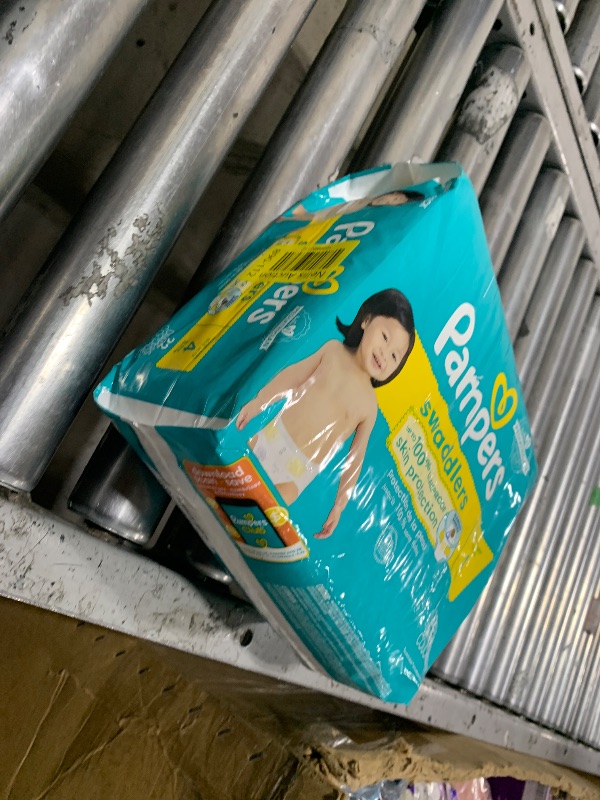 Photo 1 of Pampers Baby Diapers - Swaddlers - Size 4, 22 Count, Ultra Absorbent Disposable Infant Diaper