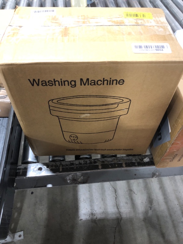Photo 1 of Portable Washing Machine, 16L Upgraded With Spin Basket, Foldable Mini Washer Cleaning for Underwear, Baby Clothes Socks and Small Items, Small Washer for Apartments, Dorm,RV, Travel, Hotel