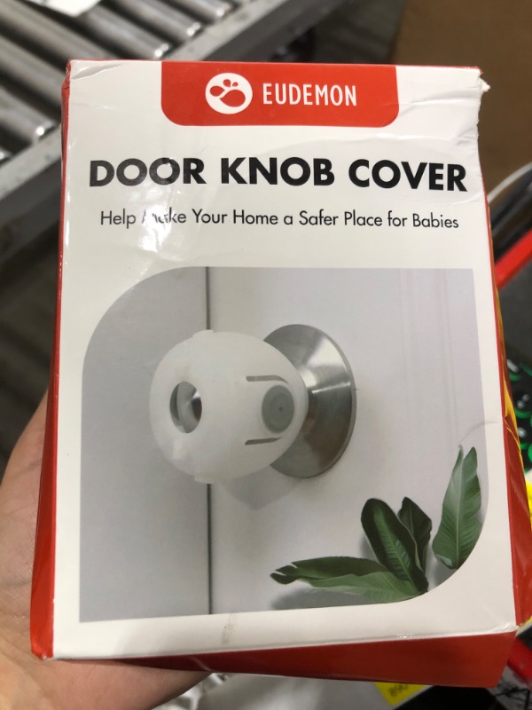 Photo 1 of EUDEMON 4 Pack Baby Safety Door Knob Covers Door Knob Locks(not Suit for All Door knobs)