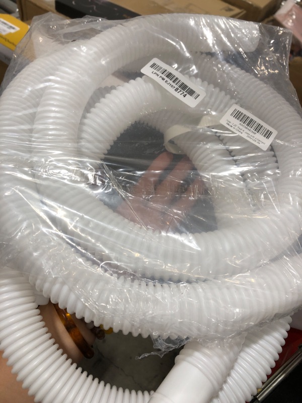 Photo 1 of 1.25" Pool Hose Replacement for Intex Pump - 59" Long Hose for Intex Filter Pump 607, 637, 1.25" Pool Connection Hose for Above Ground Pools 330GPH 530GPH 1000GPH Filter Pump (2 Hoses with 4 Clamps)