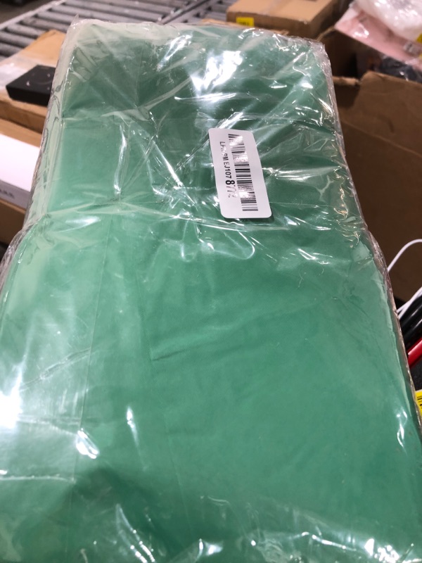 Photo 1 of 12 Pcs Sage Green Plastic Tablecloths, Disposable Round Sage Green Table Cover 84 Inch Waterproof Table Covers for Baby Shower Bridal Wedding Birthday Party Decorations and Supplies
