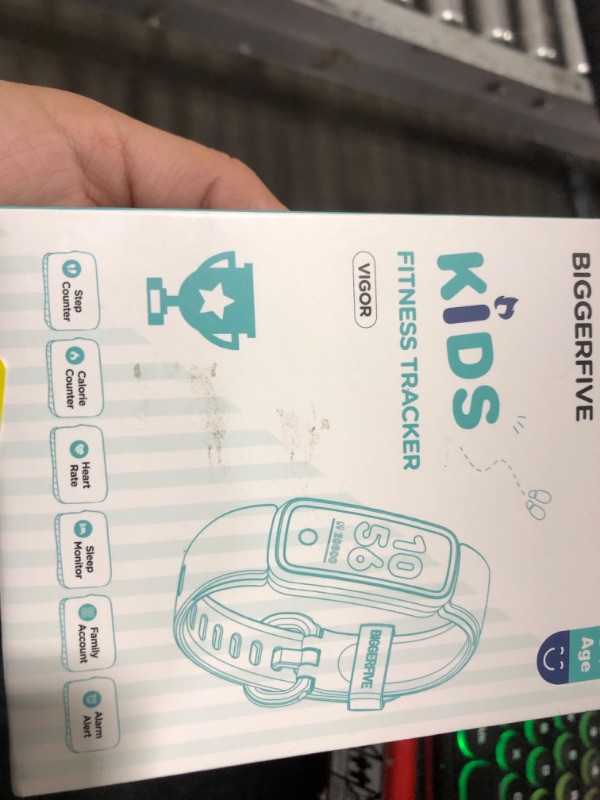 Photo 1 of BIGGERFIVE Vigor Kids Fitness Tracker for Girls Boys Ages 5-15, Kids Watch with IP68 Waterproof, Pedometer, Kids Activity Tracker with Heart Rate Sleep Monitor, Calorie Step Counter Watch