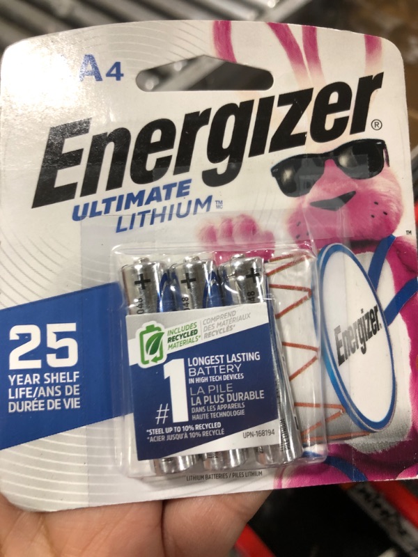 Photo 1 of Energizer AAA Batteries, Triple A Lithium, 3 Count