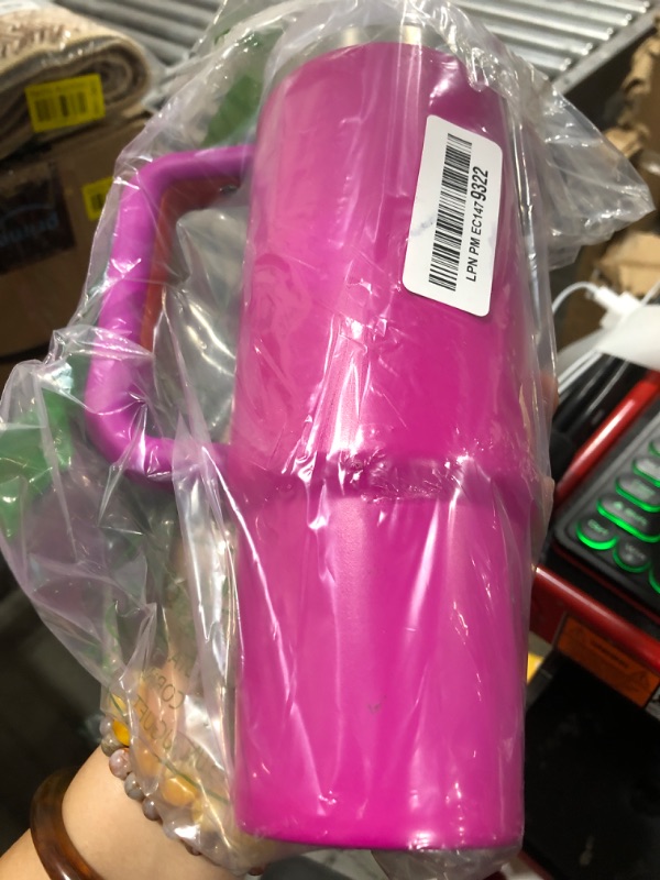 Photo 1 of Stanley Quencher H2.0 Tumbler with Handle and Straw 30 oz | Flowstate 3-Position Lid | Cup Holder Compatible for Travel | Insulated Stainless Steel Cup | BPA-Free | Vivid Violet