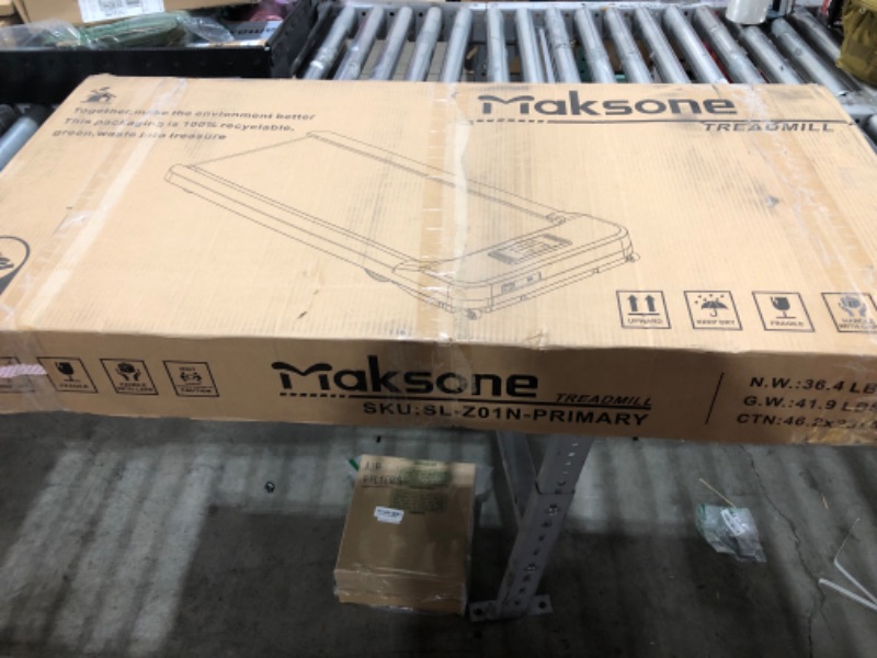 Photo 1 of Maksone Under Desk Treadmill, Expert of Wooden Walking Pad, Walking Jogging Machine with Remote Control, Installation-Free