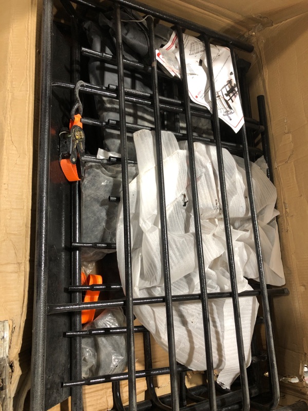 Photo 1 of Carforu Roof Rack Basket 78" X 37" X 5" 250LB Capacity Rooftop Cargo Basket + 30 Cubic Feet Waterproof Rooftop Cargo Carrier Bag for SUV, Truck, with Cargo Net, Luggage Lock, 2pcs Ratchet Straps