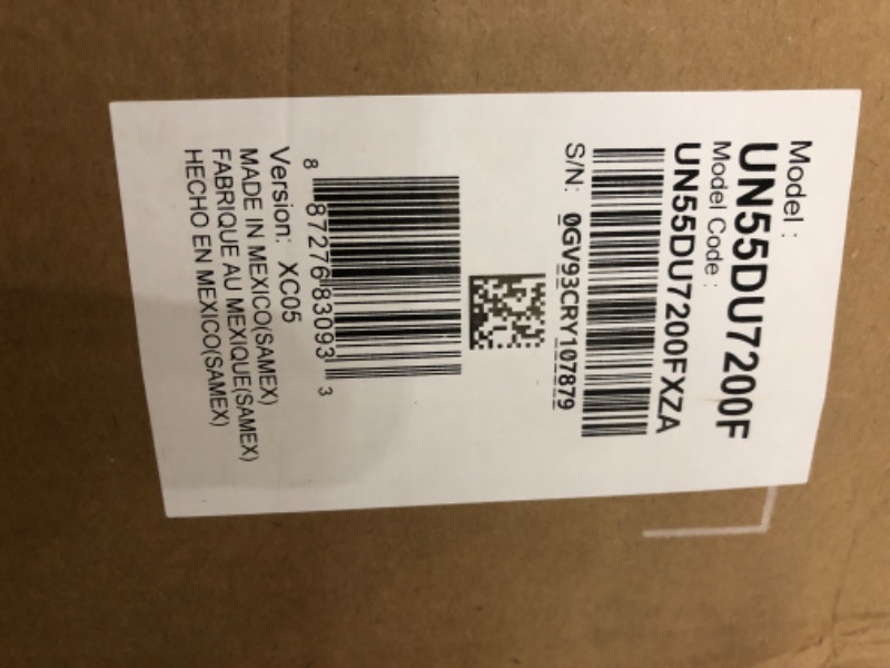 Photo 1 of SAMSUNG 55-Inch Class Crystal UHD 4K DU7200 Series HDR Smart TV w/Object Tracking Sound Lite, PurColor, Motion Xcelerator, Mega Contrast, Q-Symphony (UN55DU7200, 2024 Model)