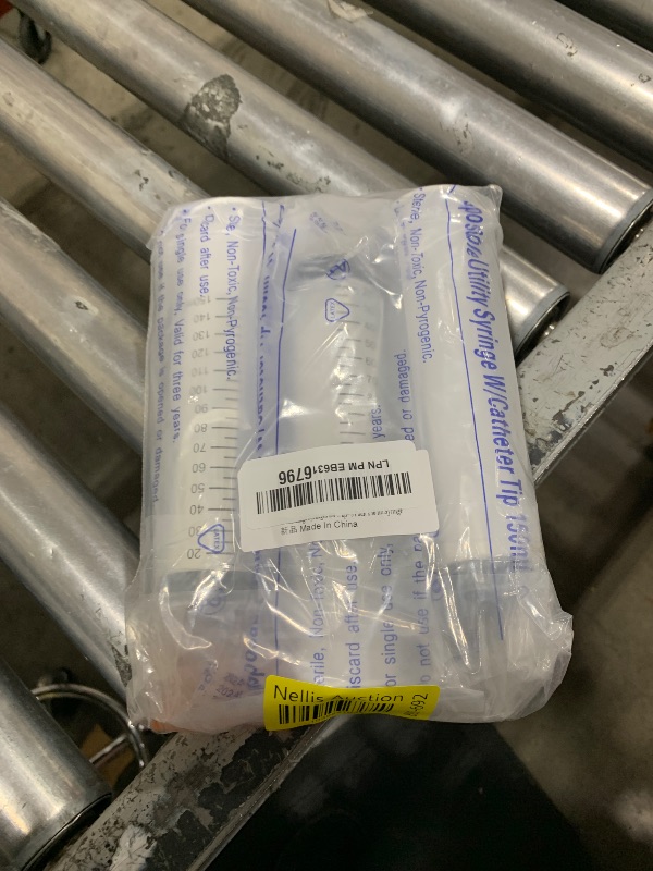 Photo 1 of 150ml Large Syringes for Liquid, Oral, Scientific Labs, Measurement, Dispensing, with Cap- 3 Pack 150 ml Syringe