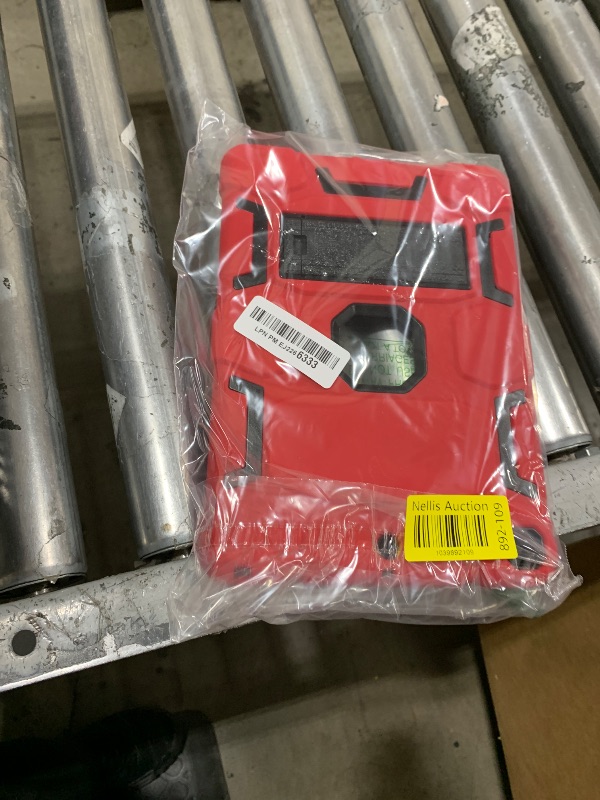 Photo 1 of CCMAO for iPad 9th/8th/7th Generation 10.2 Inch Case 2021/2020/2019, with Kickstand, Heavy Duty Shockproof Hybrid Three Layer Protective Cover, Red+Black
