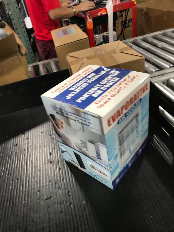 Photo 1 of Portable Air Conditioners, Personal Evaporative Air Cooler with 3 Wind Speeds Touch Screen Small Air Conditioner Fan, Desktop Cooling Fan for Room, Bedroom, Office, Camping