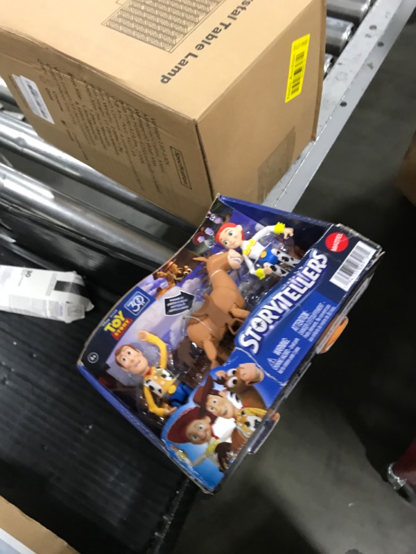 Photo 1 of Mattel Disney Pixar Storytellers Toy Story 3-Pack of Woody, Jessie & Bullseye, 4-inch Authentic Posable Figures, Key Character Collectibles