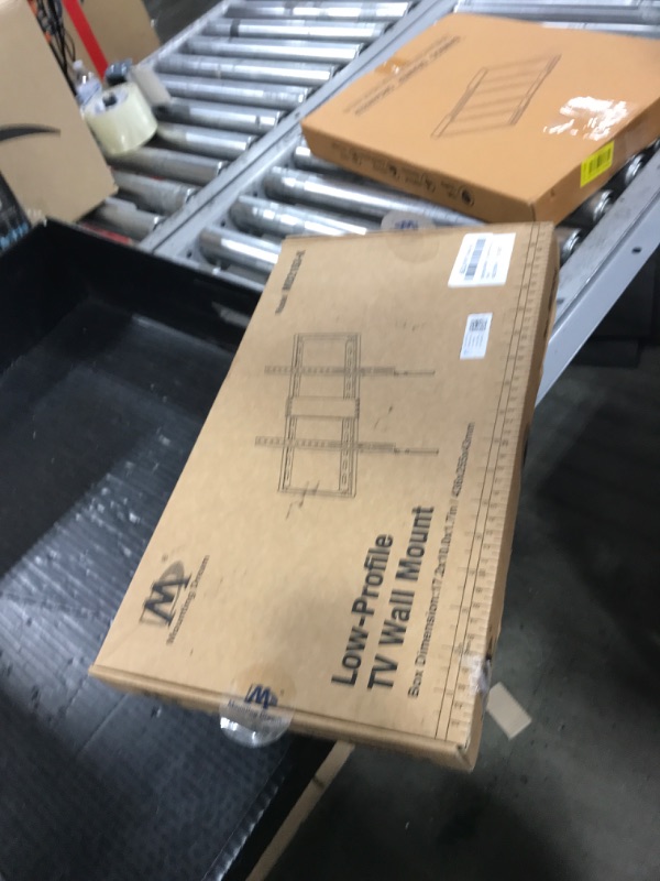 Photo 1 of Mounting Dream TV Mount Fixed for Most 42-84 Inch Flat Screen TVs, TV Wall Mount Bracket up to VESA 600 x 400mm and 132 lbs - Fits 16"/18"/24" Studs - Low Profile and Space Saving MD2163-K